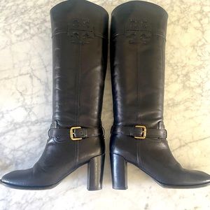Tory Burch Blaire Tall Riding Boots Women size 8